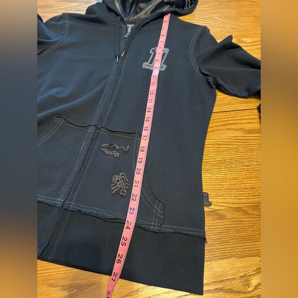 Harley-Davidson® Willie G UNIQUE RARE Distressed Hoodie With Chains - NWOT 💀 - Picture 14 of 16